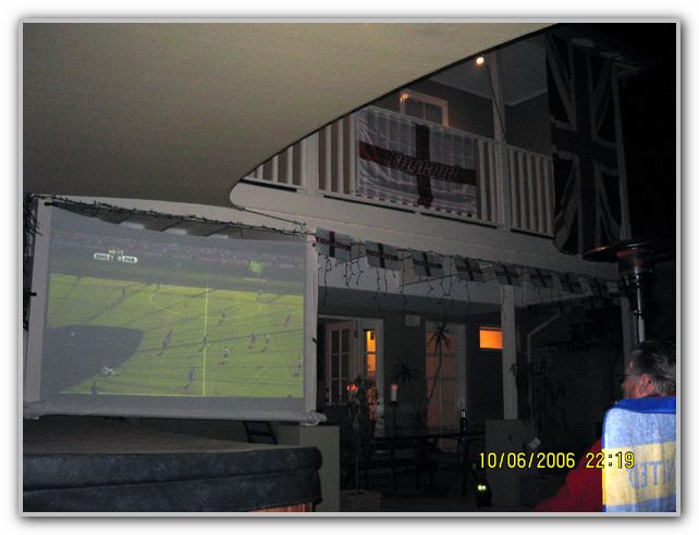 DJ & SJ Backyard setup during World Cup June 2006